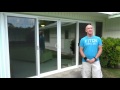Doug Fitch  (and his cat) love the new sliding glass door!