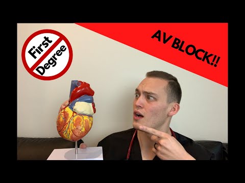 First Degree AV Block | First Degree Block | Heart block