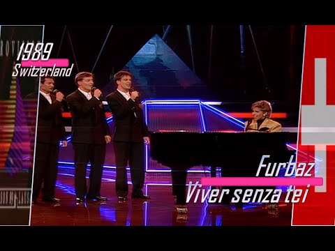 eurovision 1989 Switzerland 🇨🇭 Furbaz - Viver senza tei ᴴᴰ