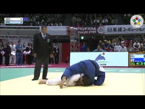 Judo Grand Slam Tokyo 2013: Varlam LIPARTELIANI (GEO) - Hirotaka KATO (JPN) Elimination [-90kg]
