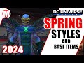 DCUO Spring Seasonal 2024 Styles and Base Items