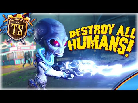 VI *ELIMINERE* HELE MENNESKEHEDEN! | Dansk Destroy All Humans! med @TortenSkjold