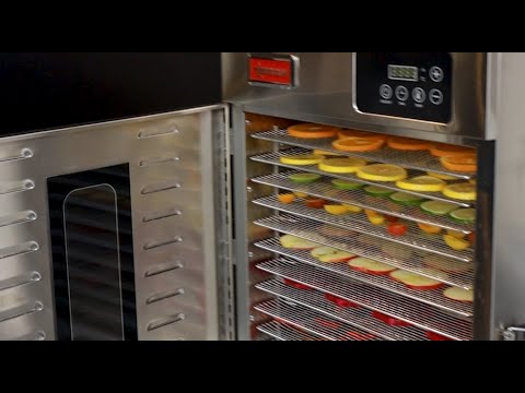Video thumbnail for 32-Tray 2-Door Stainless Steel Food Dehydrator with Digital Control and LED Light – 220V, 3000W