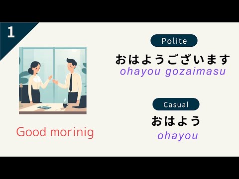 Learn 10 Basic Japanese Greetings for Beginners