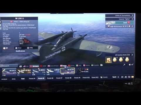 War thunder new Aircraft: bv138 c-1