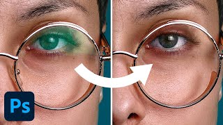How to Remove Glare in Glasses in Photoshop