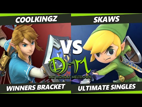 DAT Monday Meltdown 237 - Coolkingz (Link) Vs. Skaws (Toon Link) SSBU Ultimate Tournament