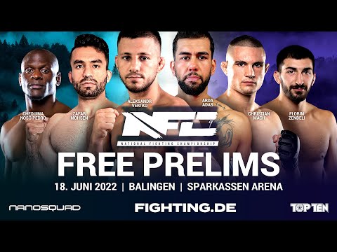 FOR FREE: NFC 9: Prelims | 18.6. 18 Uhr - FIGHTING