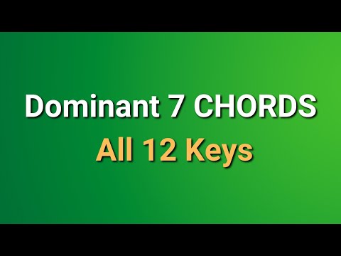 Dominant 7 - ONE CHORD WORKOUT - Jazz Backing Track Jam in all 12 keys