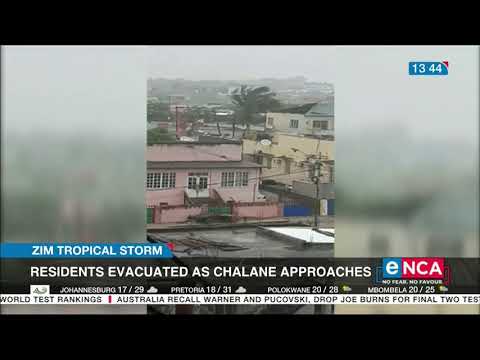 Zim residents evacuated as tropical storm Chalane approaches