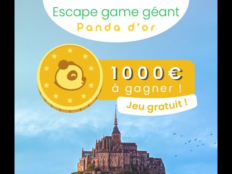 Panda d'or  - 1000€ à gagner - La plus grande chasse au trésor gratuite de France