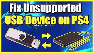 FORMAT USB Exfat and FIX PS4 USB File System is not Supported with NO PC! (Fast Method!)