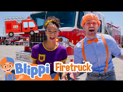 Blippi and Meekah Learn About Firetrucks and Emergency Vehicles! | Educational Videos for Kids