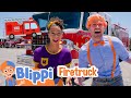Blippi And Meekah Learn About Firetrucks And Emergency Vehicles Educational Videos For Kids