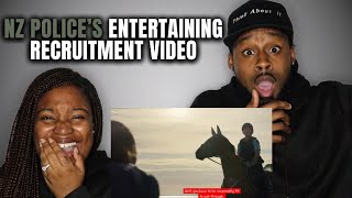 🇳🇿 American Couple Reacts "NZ Police’s Most Entertaining Recruitment Videos"