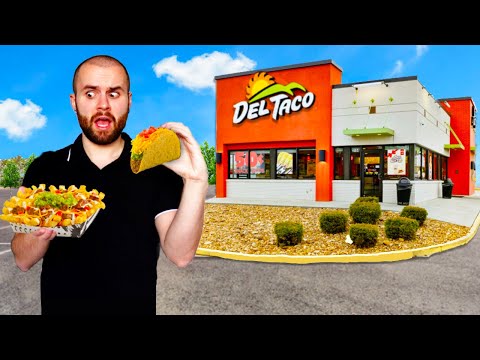 Eating At DEL TACO For 24 HOURS!