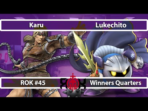 Karu (Simon, ROB) vs Lukechito (Meta Knight) - ROK Esports Smash Ultimate #45 - Winners Quarters