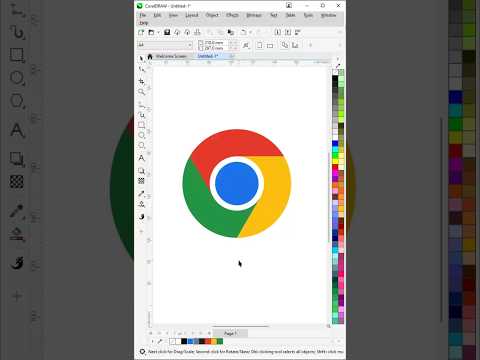 Create a Stunning Chrome Logo in CorelDraw! |   #ChromeLogoDesign #CorelDraw #LogoDesign