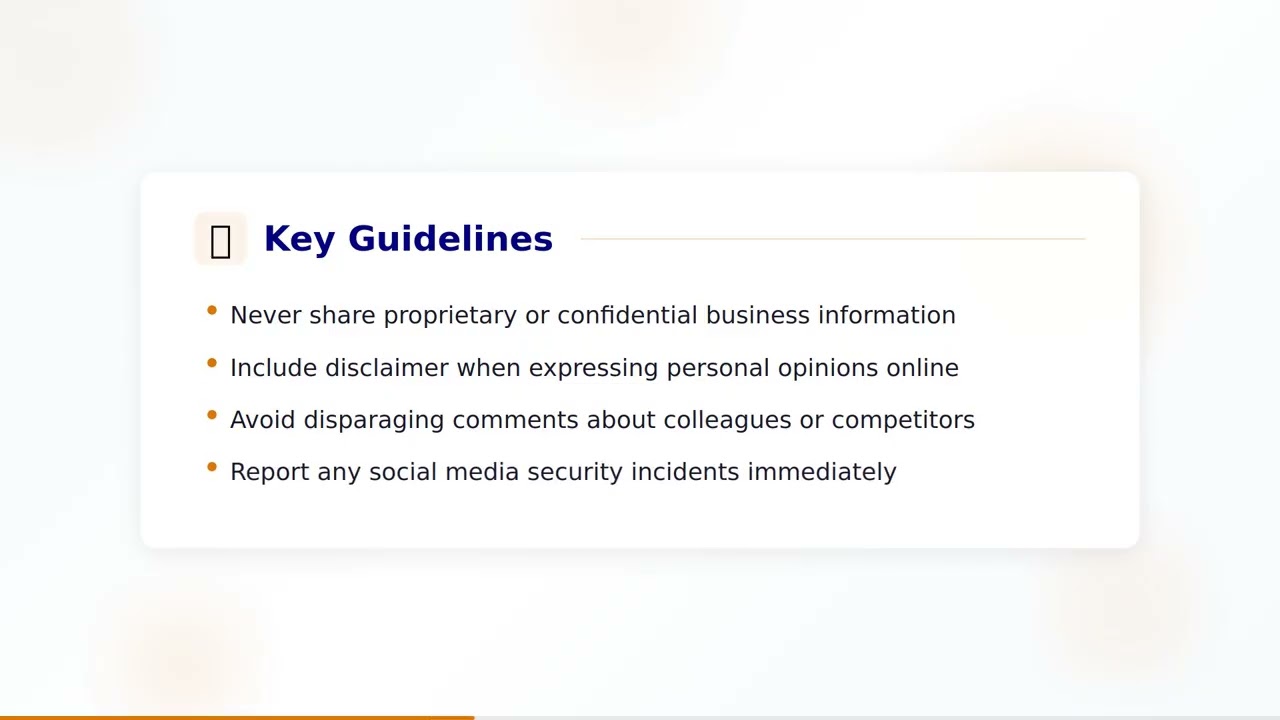 Social Media Policy for Employees