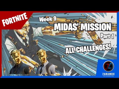 Fortnite  - How to complete Midas' Mission Challenges for Week 9
