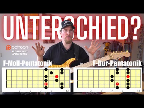 Difference between major and minor pentatonic scales: How do I learn them and how do I apply them?