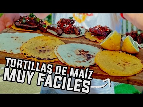 Cómo hacer Tortillas de Maíz para Tacos 🌮 🌽