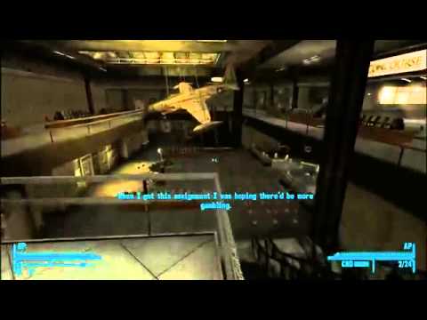 Return to Fallout New Vegas Walkthrough with Commentary Part 43   Return to Camp McCarran