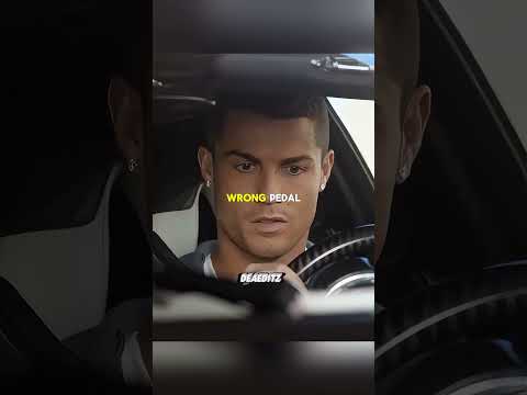 When Ronaldo got into a Ferrari and then... well, things happened 😂🤯 #shorts