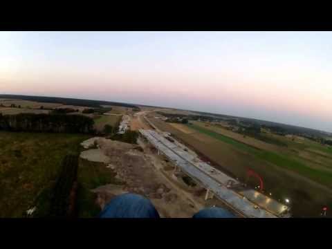 Droga Ekspresowa S8 - Przelot nad mostem przez Wartę