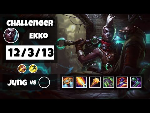 Ekko Jungle S11 11.17 Challenger Replay (12/3/13) - KOREAN