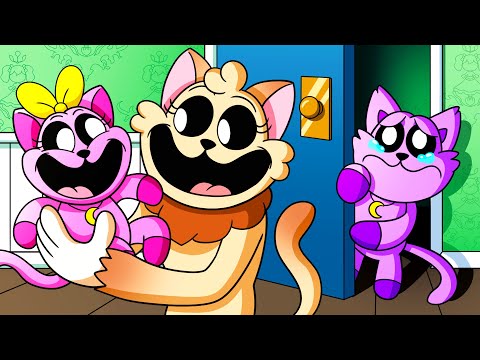 Mom Loves CATNAP'S SISTER More Than HIM! (Cartoon Animation)