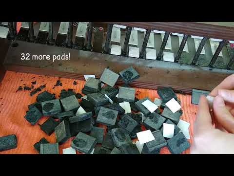 Replacing Pads on Organ Pedalboard