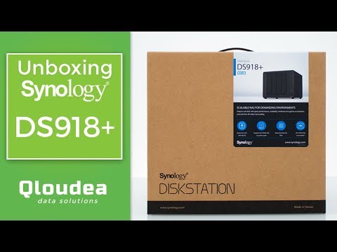 Unboxing Synology DS918+ Servidor NAS de 4 bahías con caché M.2 NVMe