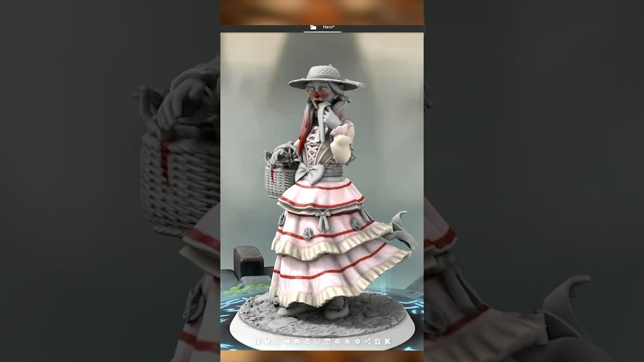 Lolita vampire mini #heroforge #kitbash