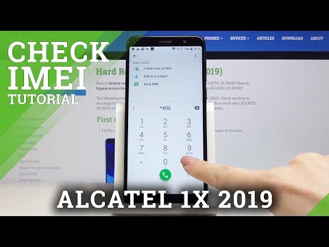 How to Check IMEI & SN in ALCATEL 1X 2019 – Specification Info