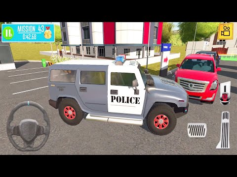 Roundabout 2 A Real City Driving Parking Sim #3 Police Car Unlocked - Car Games Android Gameplay