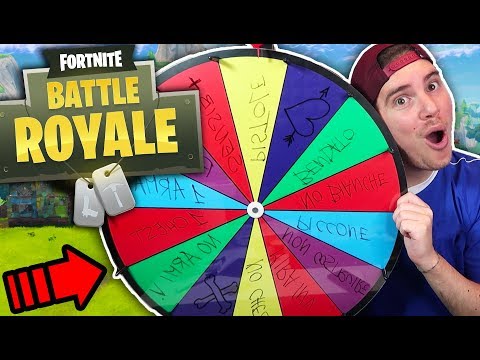 LA RUOTA DELLE CHALLENGE IMPOSSIBILI - Fortnite Battle Royale ITA w IlluminatiCrew