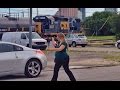 Freight Train In Ybor Plus Pregnant Blond