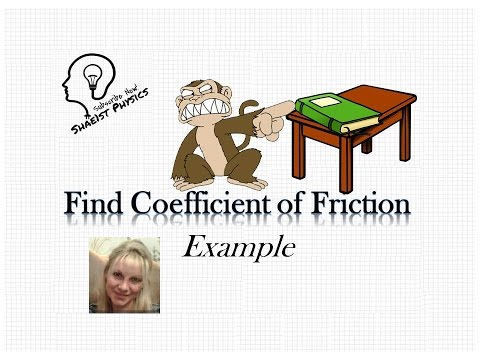 Find Coefficient of Friction the easy way using force...
