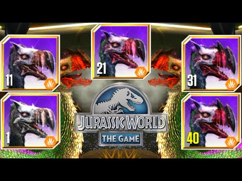 UNLOCK X3 ENTELORHACOS - JURASSIC WORLD THE GAME