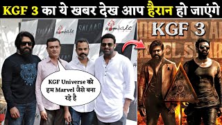 Salaar Producers Reveal KGF 3 Announcement Date 💥 | Yash | Prabhas | Prashanth Neel | Bagheera