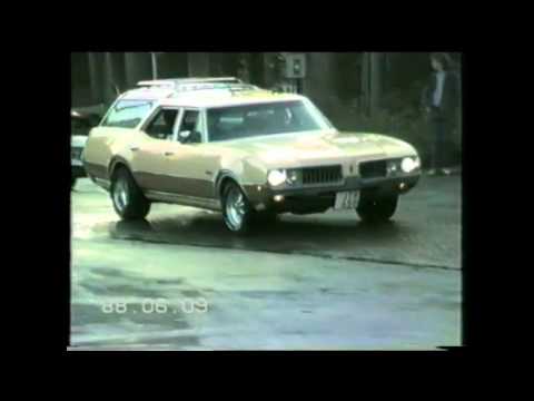 Norrköpings och Stockholms Raggare på tur till Norrtälje 1988 v2