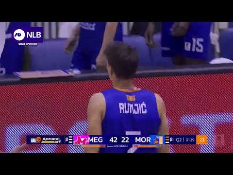 Air Runjić with his trademark putback dunk (Mega MIS - Mornar-Barsko zlato, 13.10.2024)
