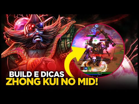DICAS, BUILD E GAMEPLAY! - SMITE SEASON 8 | ZHONG KUI MID