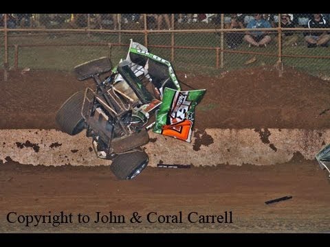 Luke Oldfield Sprintcar Crash 2/11/13