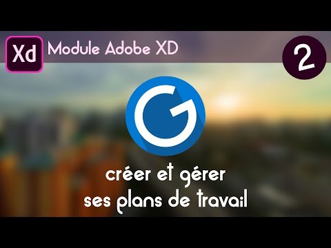 Tuto Adobe XD 2 créer et gérer ses plans de travail