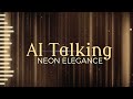 AI Talking Neon Elegance New Eurodisco 2024