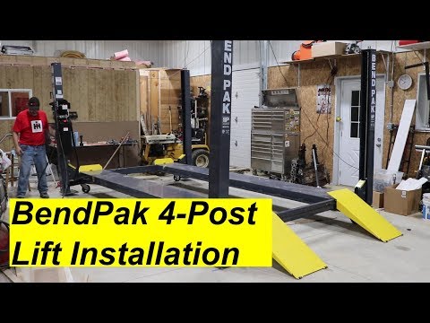 BendPak 4 Post Lift Install