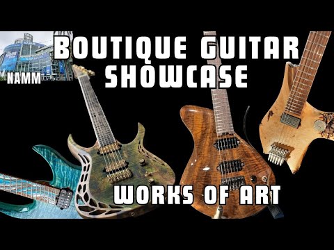 Boutique Guitar Showcase NAMM 2023 Works of Art - Masterpieces