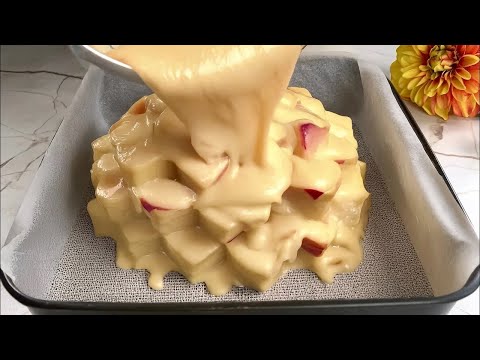 Apple pie just in minutes! My grandma's secret recipe! simple and delicious